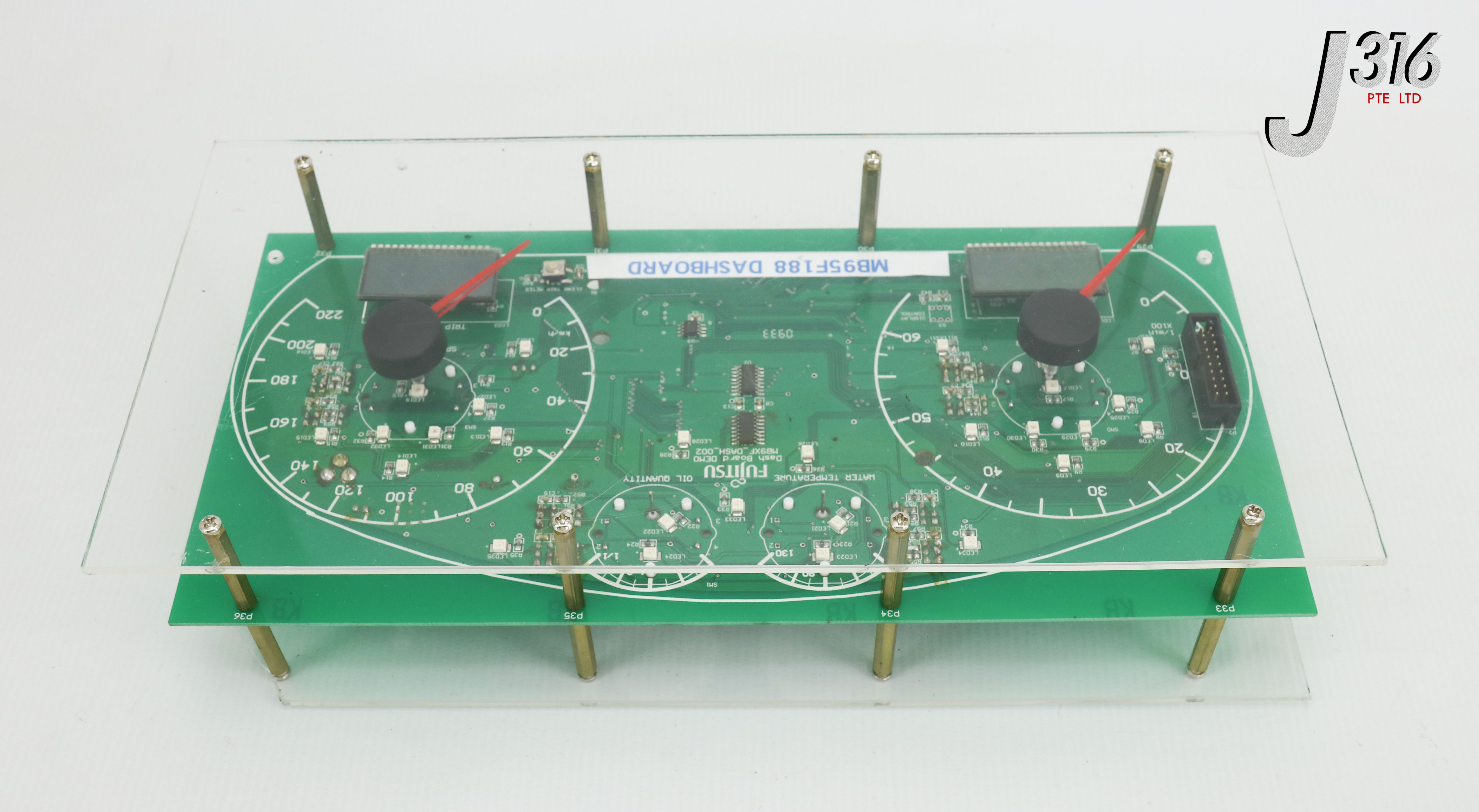 23184 FUJITSU PCB, DASH BD DEMO, MB95F188 DASHBD, MB95F188_EV_001